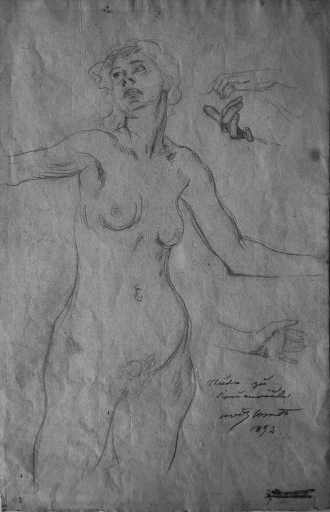 Life Study of a Woman by Lovis Corinth